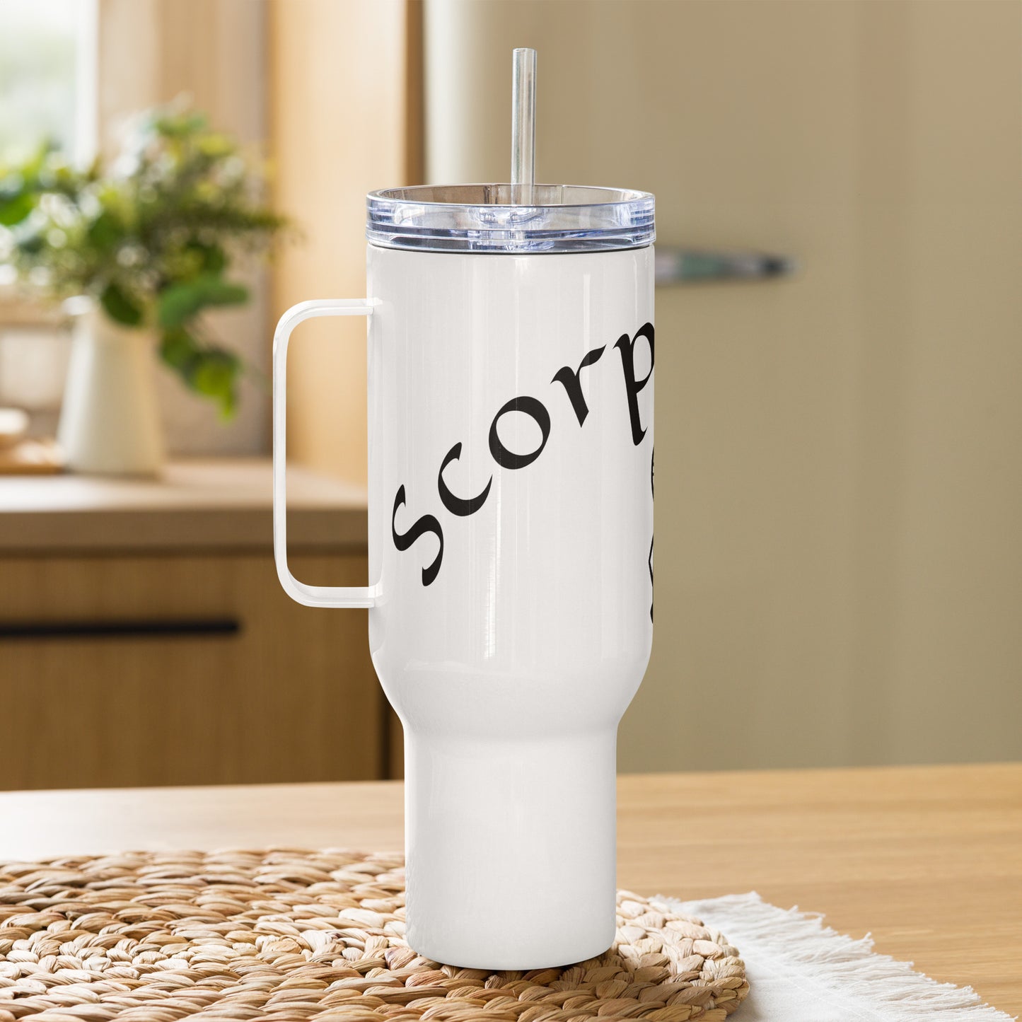 “Scorpio Babe” Travel Mug With A Handle