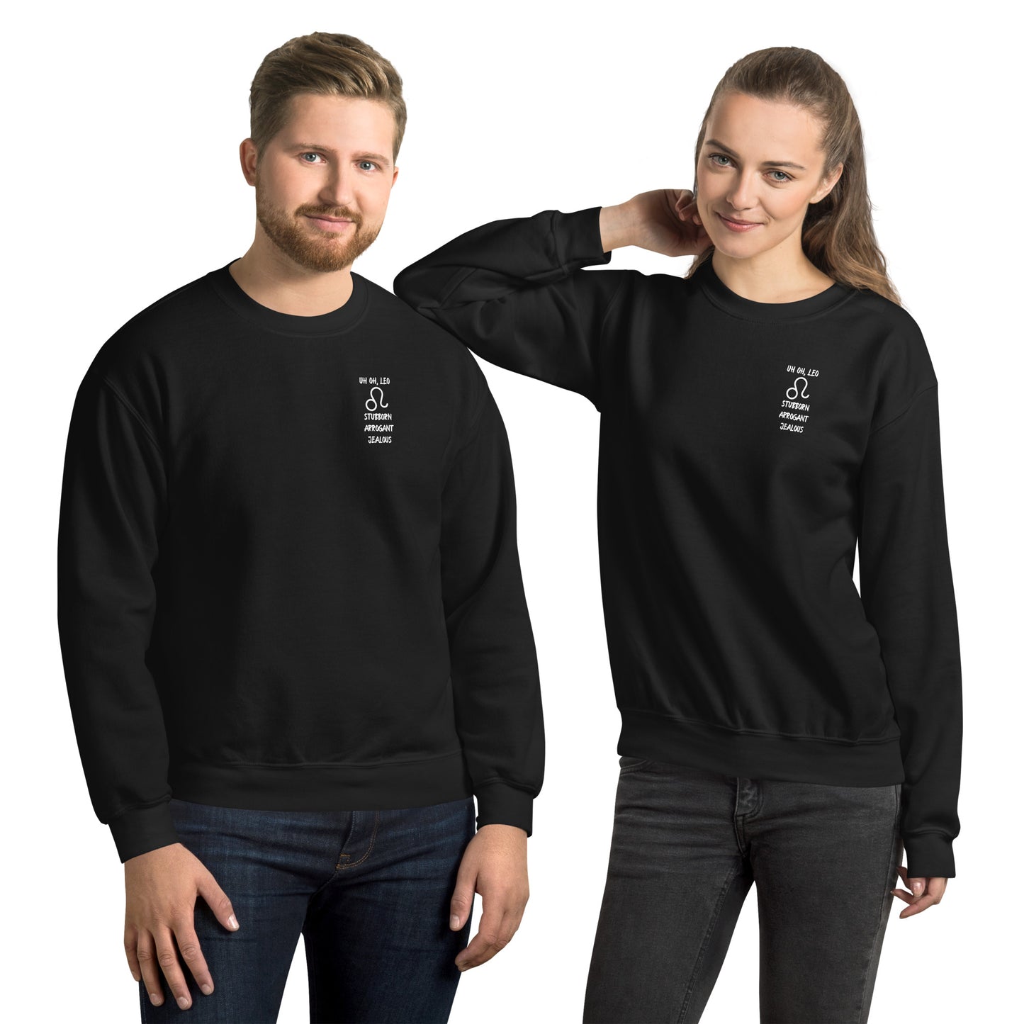 “Uh Oh, Leo” Unisex Sweatshirt