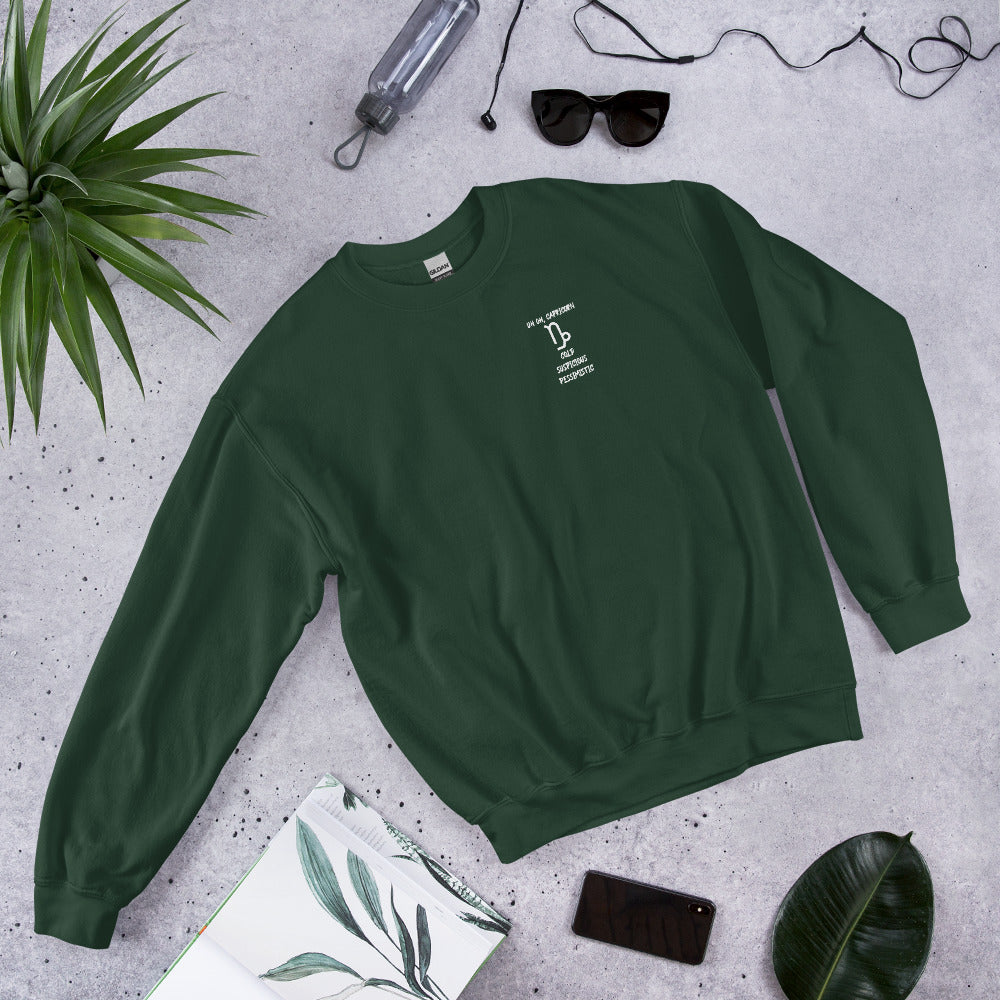 “Uh Oh, Capricorn” Unisex Sweatshirt