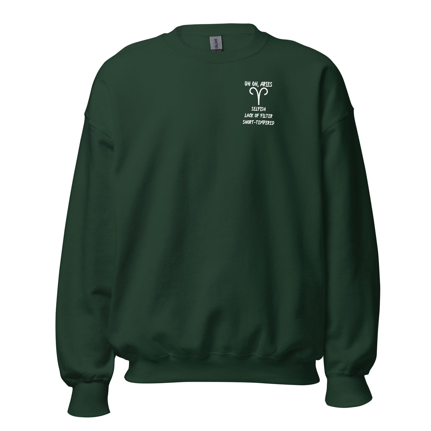 “Uh Oh, Aries” Unisex Sweatshirt