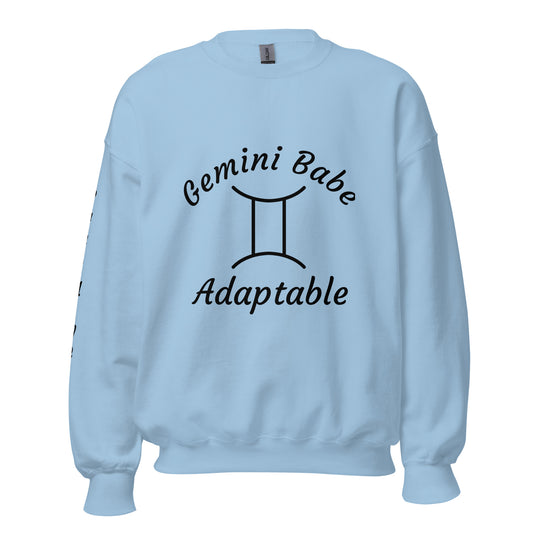 “Gemini Babe” Unisex Sweatshirt