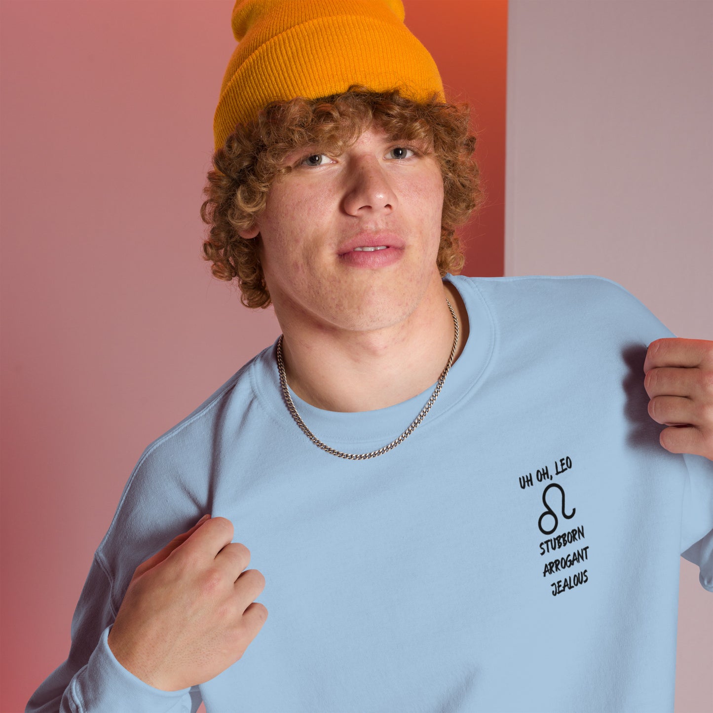 “Uh Oh, Leo” Unisex Sweatshirt