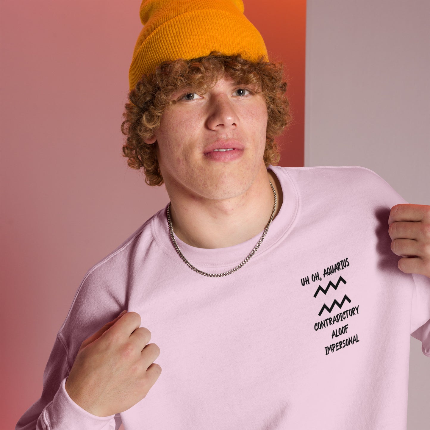 “Uh Oh, Aquarius” Unisex Sweatshirt