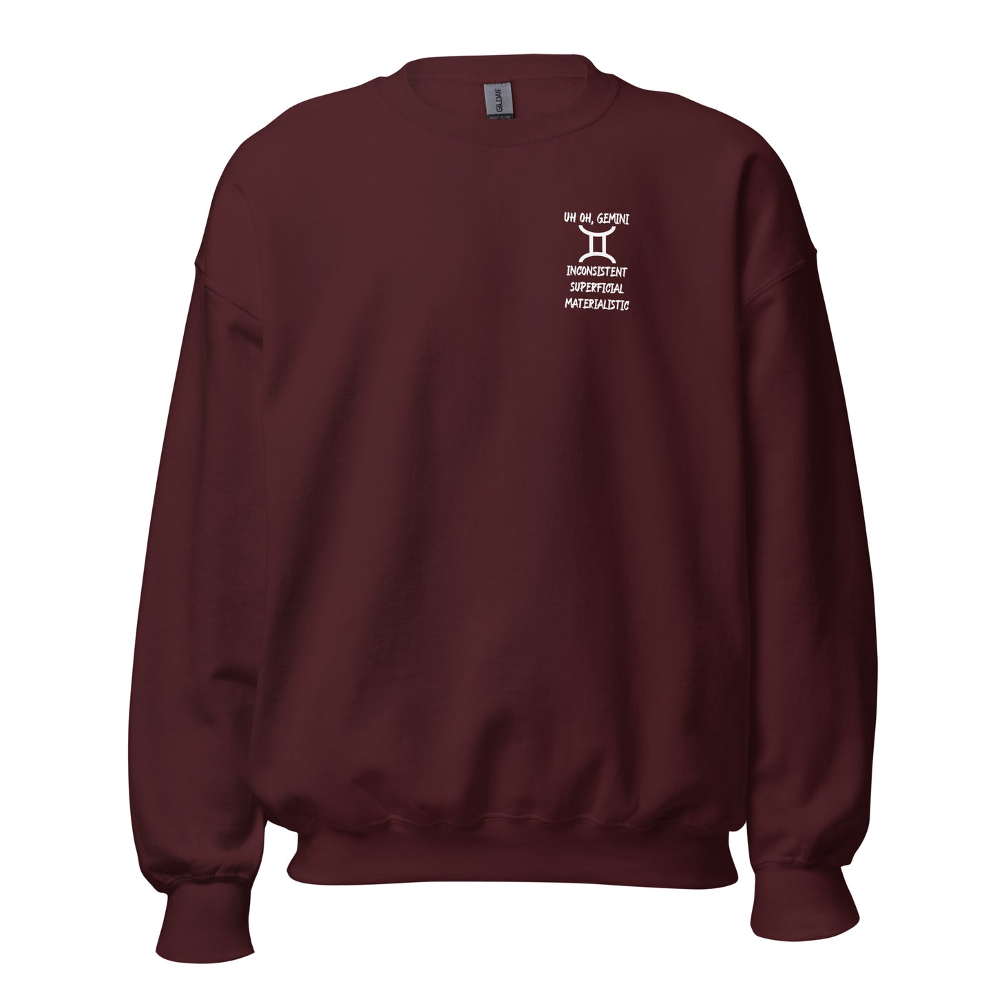 “Uh Oh, Gemini” Unisex Sweatshirt
