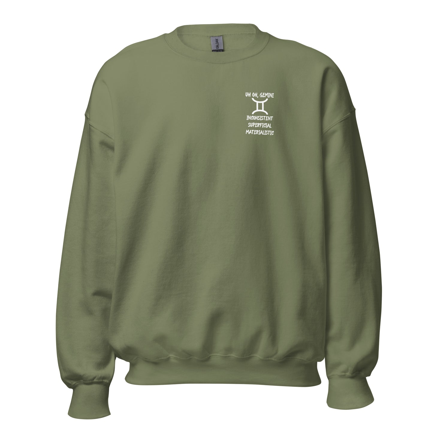 “Uh Oh, Gemini” Unisex Sweatshirt