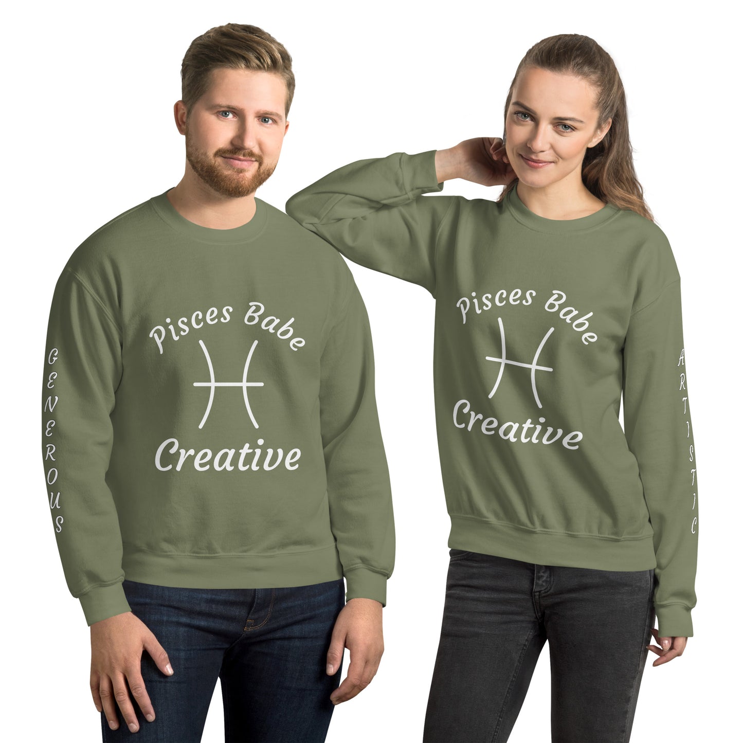 “Pisces Babe” Unisex Sweatshirt