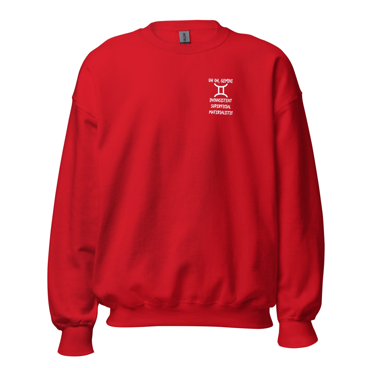 “Uh Oh, Gemini” Unisex Sweatshirt