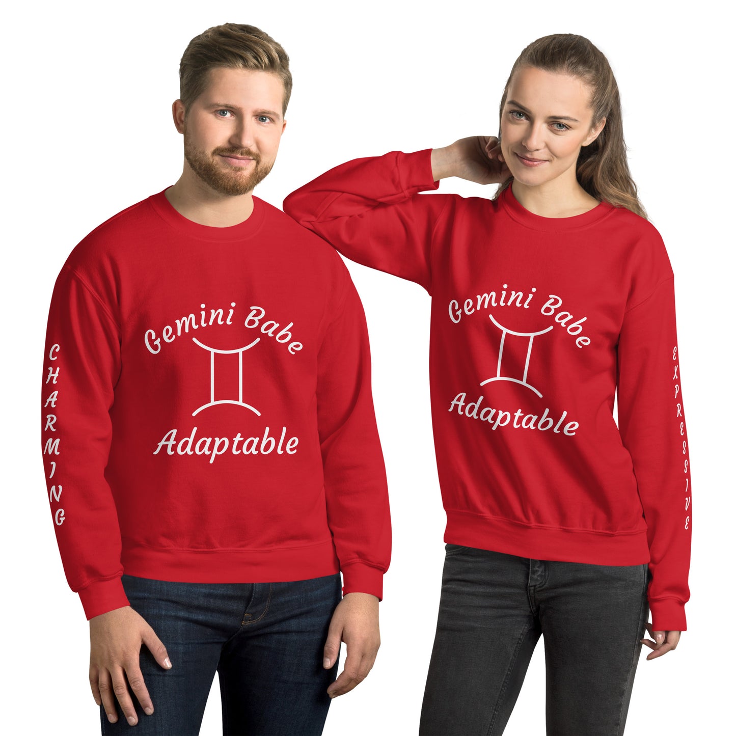 “Gemini Babe” Unisex Sweatshirt