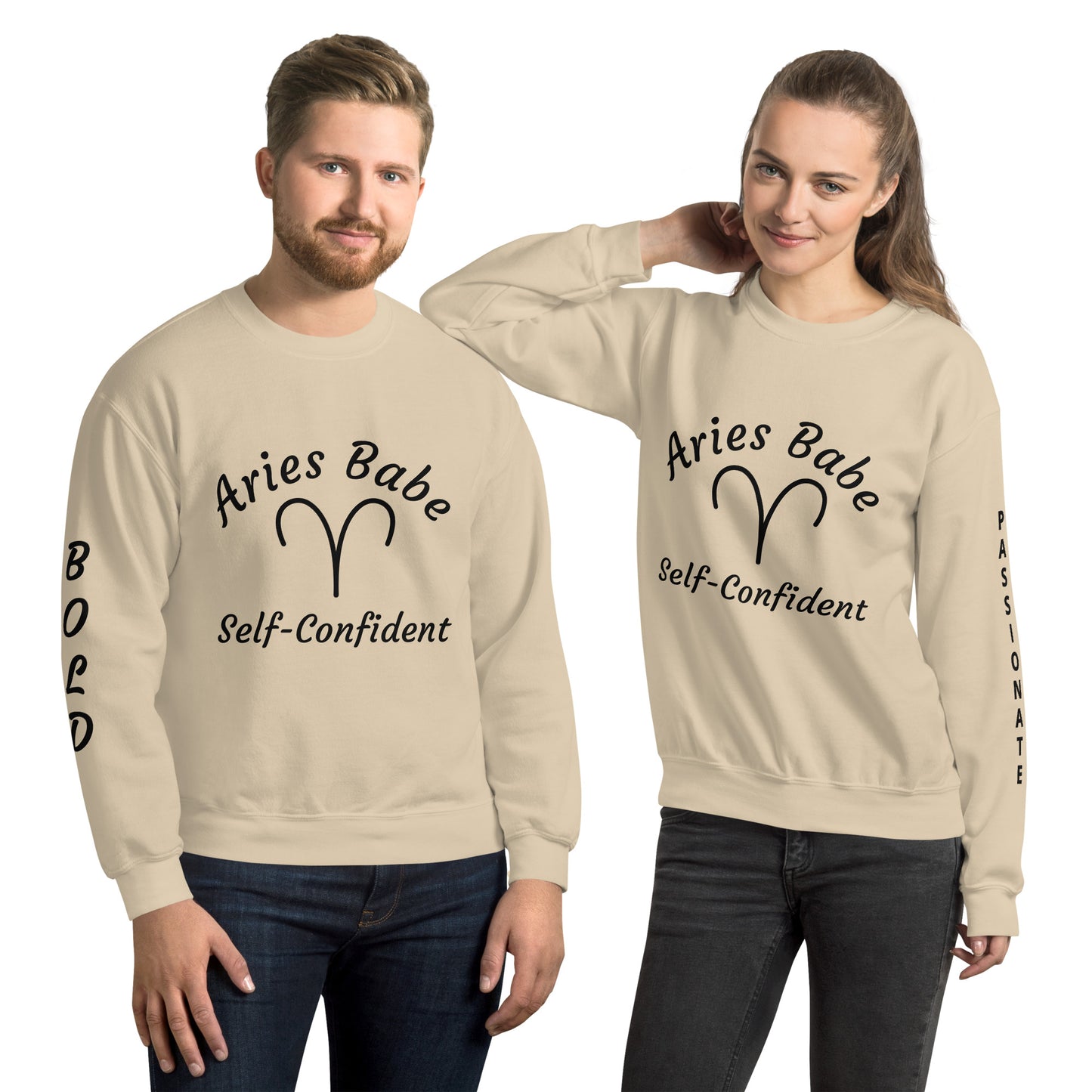 “Aries Babe” Unisex Sweatshirt