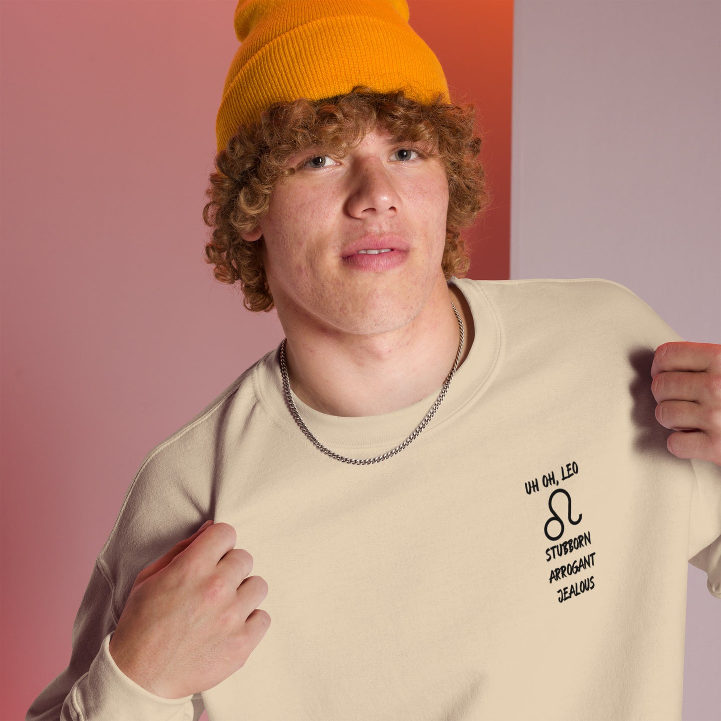 “Uh Oh, Leo” Unisex Sweatshirt