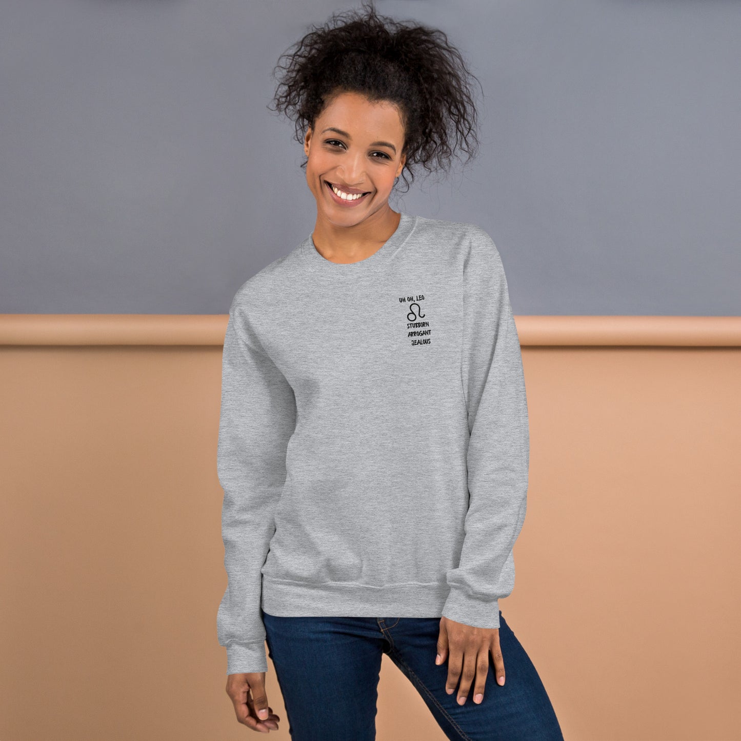 “Uh Oh, Leo” Unisex Sweatshirt