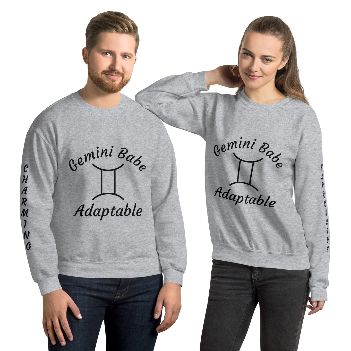 “Gemini Babe” Unisex Sweatshirt