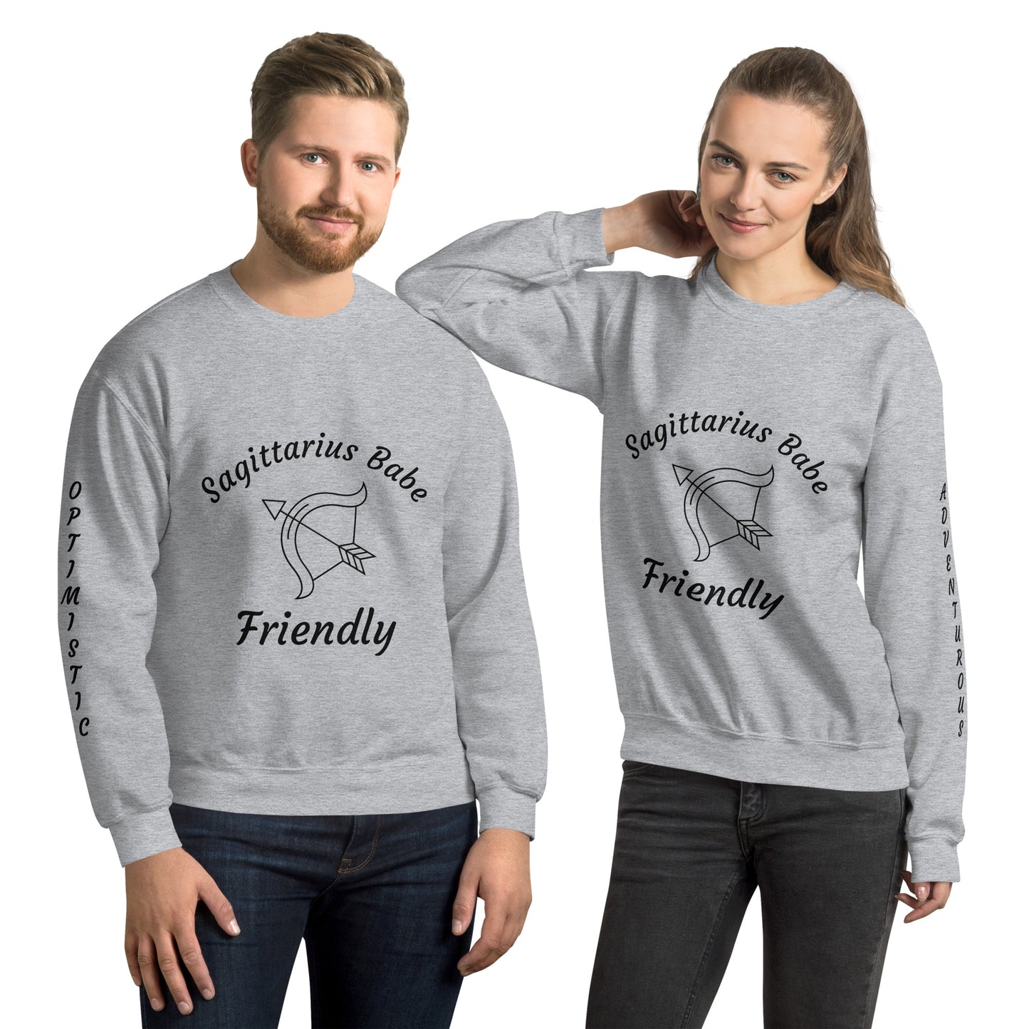 “Sagittarius Babe” Unisex Sweatshirt