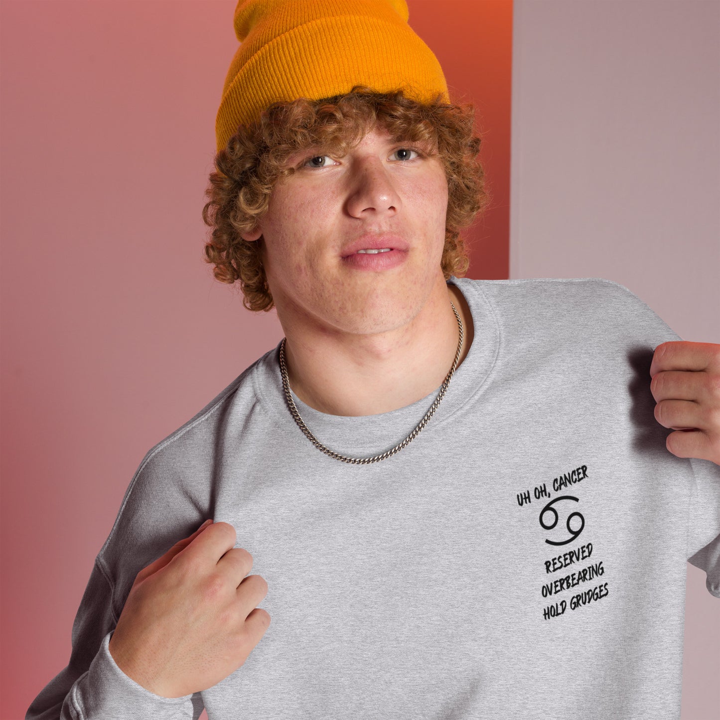 “Uh Oh, Cancer” Unisex Sweatshirt