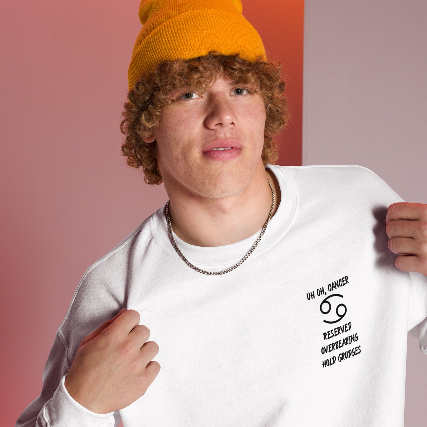 “Uh Oh, Cancer” Unisex Sweatshirt