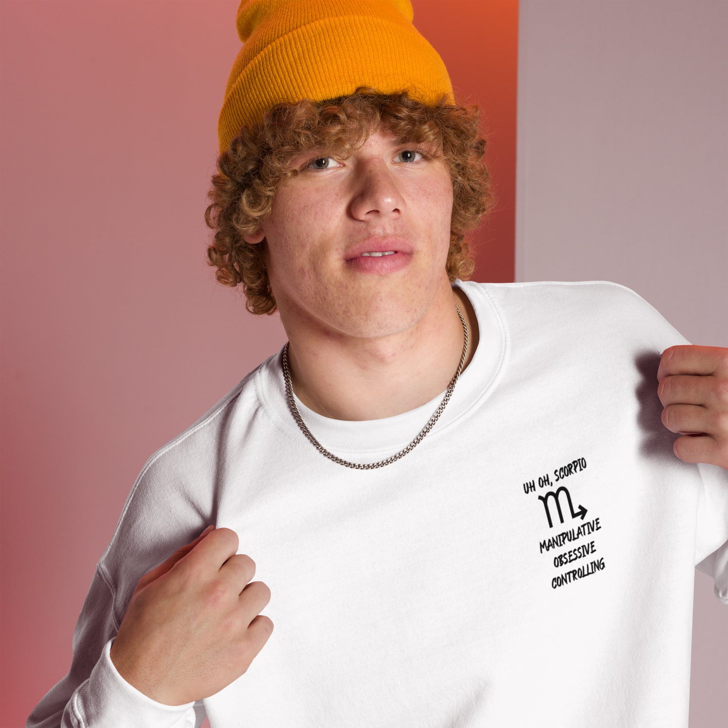 “Uh Oh, Scorpio” Unisex Sweatshirt