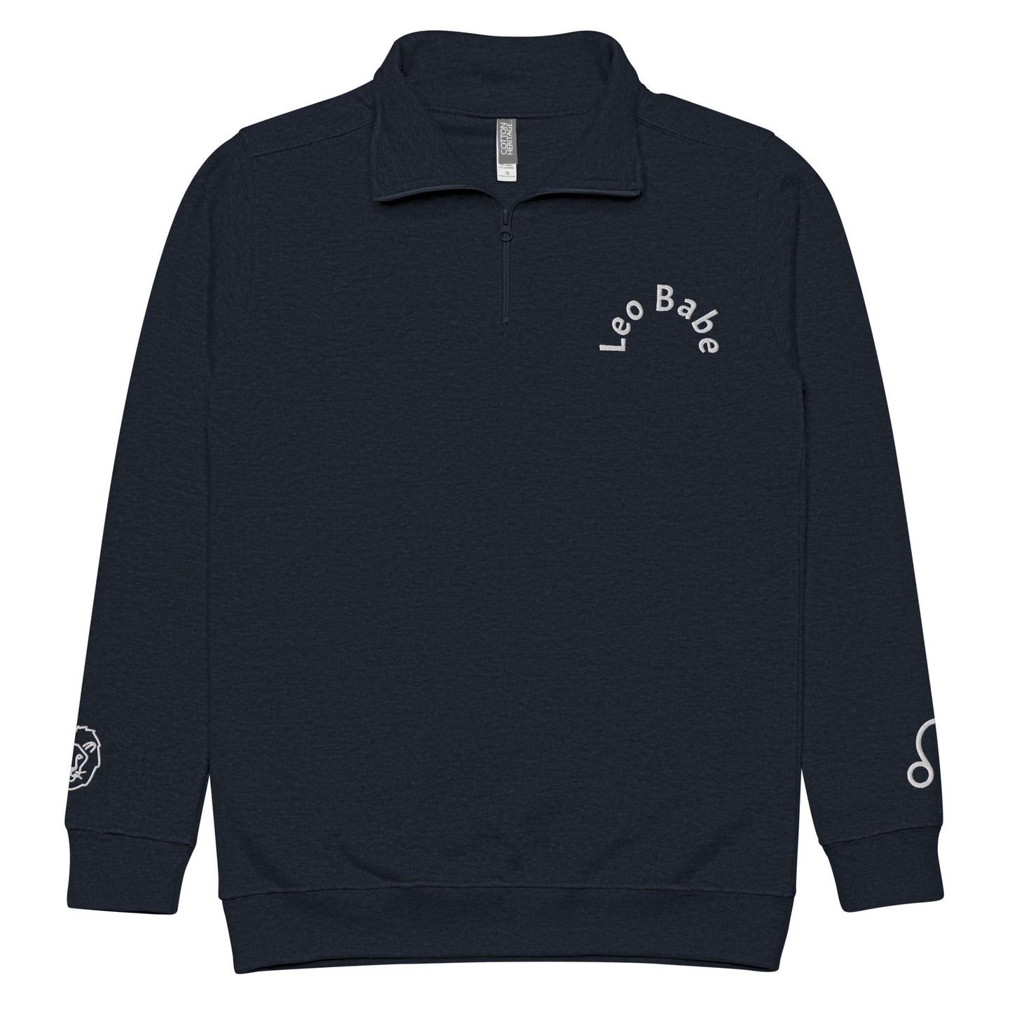 “Leo Babe” Unisex Fleece Pullover
