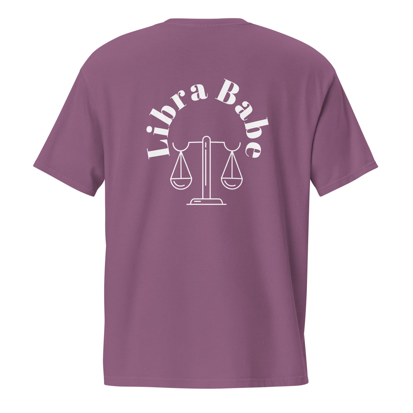 “Libra Babe” Unisex Garment-Dyed Pocket T-Shirt