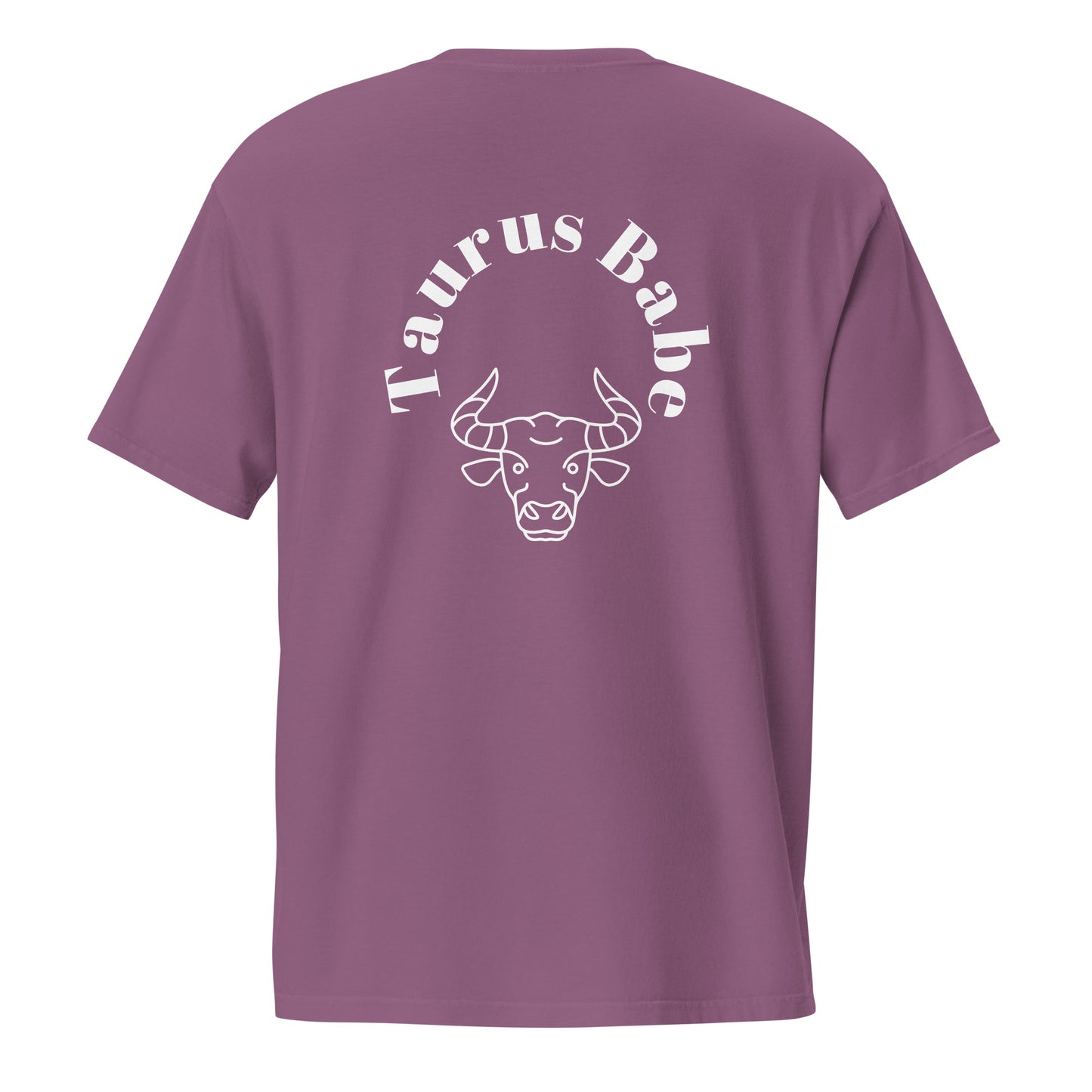 “Taurus Babe” Unisex Garment-Dyed Pocket T-Shirt