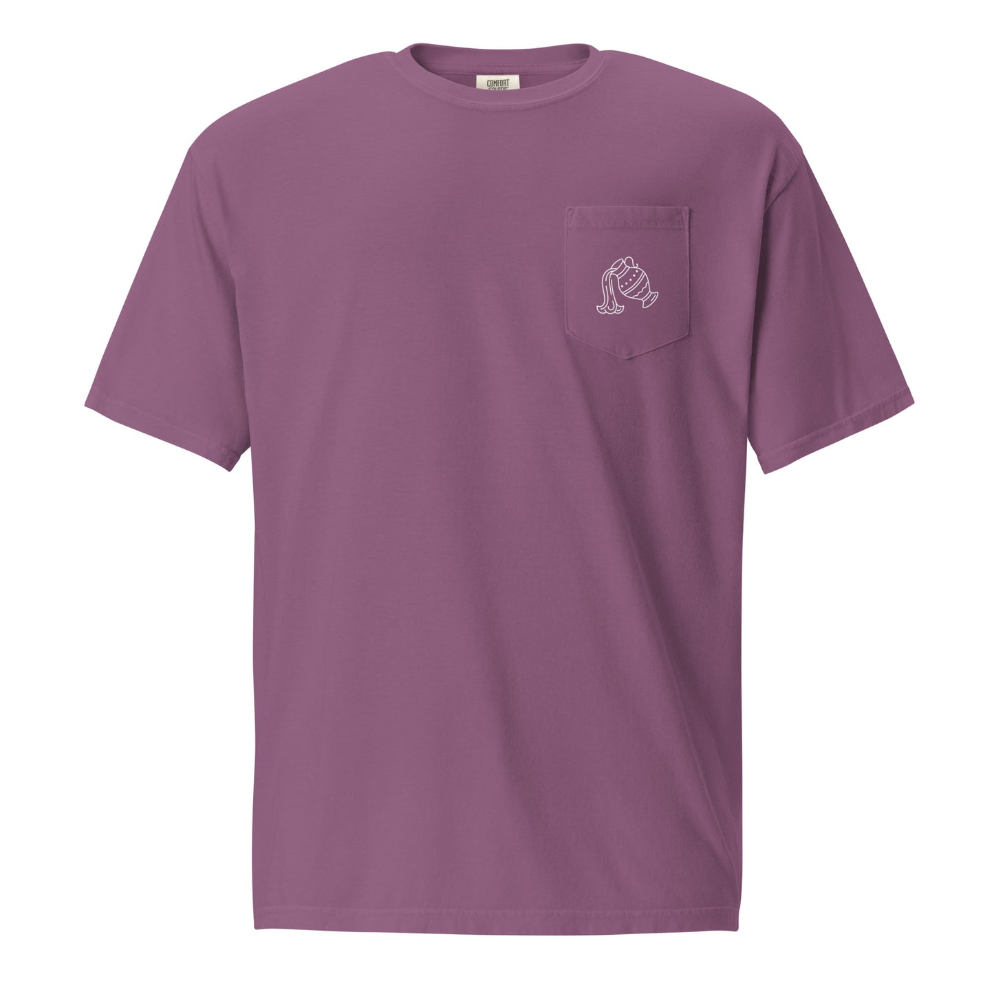 “Aquarius Babe” Unisex Garment-Dyed Pocket T-Shirt