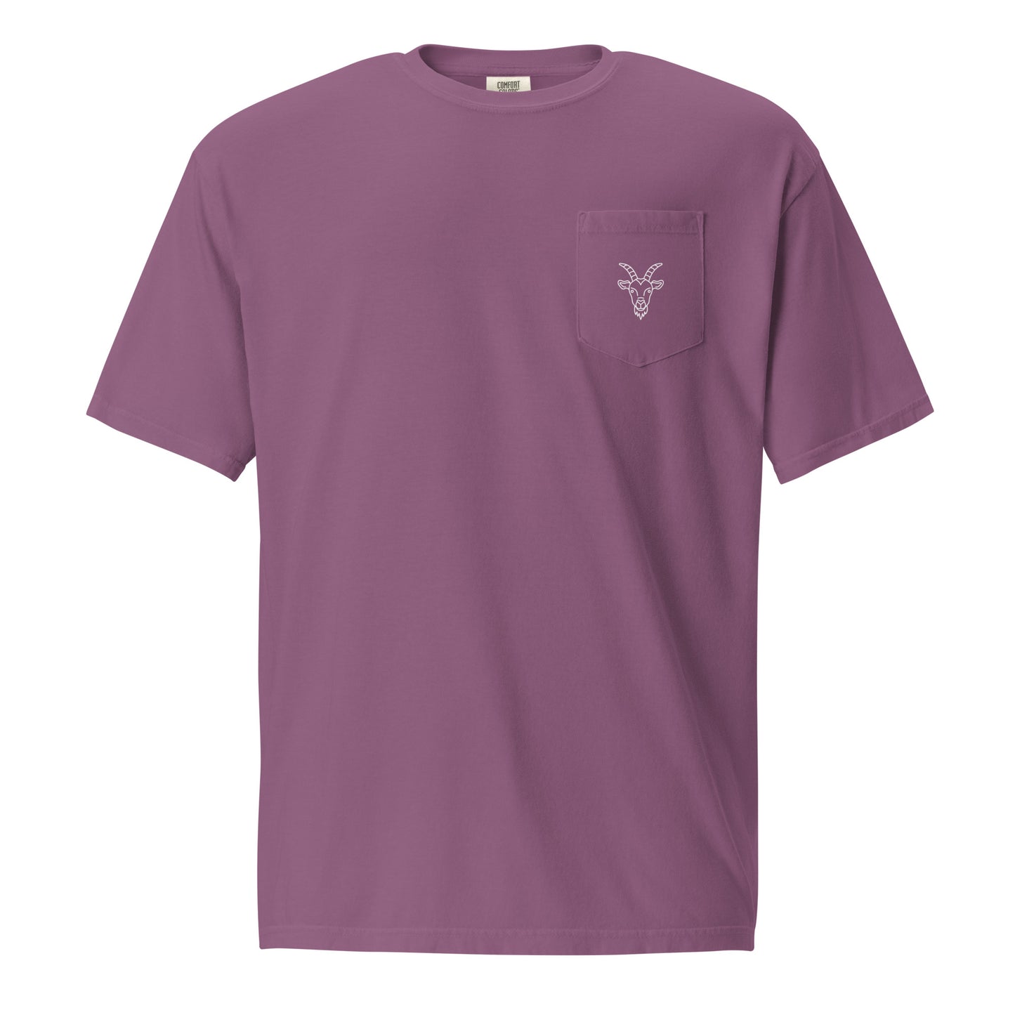 “Uh Oh, Capricorn” Unisex Garment-Dyed Pocket T-Shirt