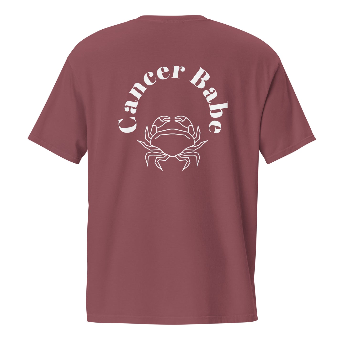 “Cancer Babe” Unisex Garment-Dyed Pocket T-Shirt