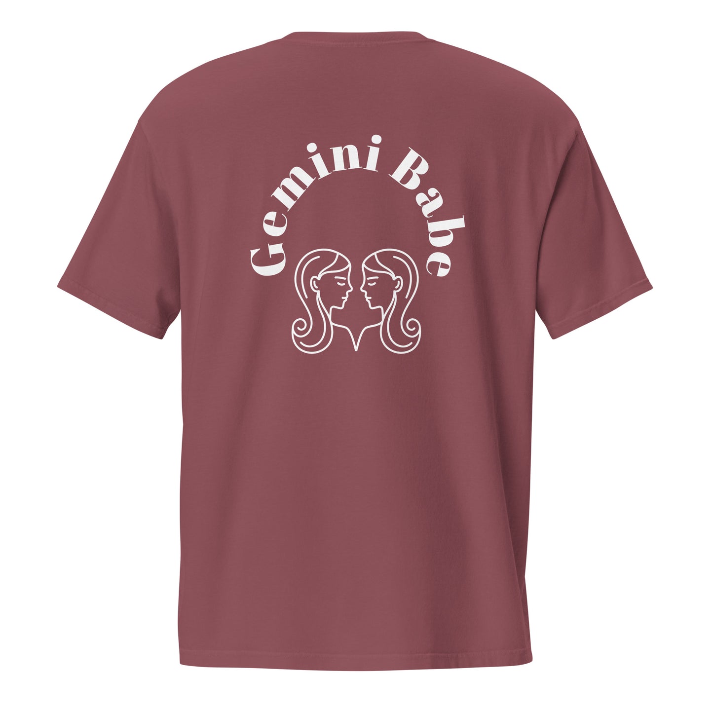 “Gemini Babe” Unisex Garment-Dyed Pocket T-Shirt