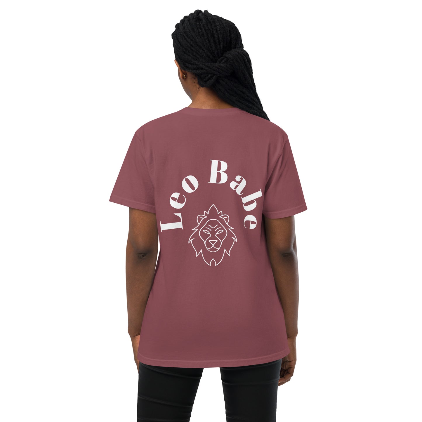 “Leo Babe” Unisex Garment-Dyed Pocket T-Shirt