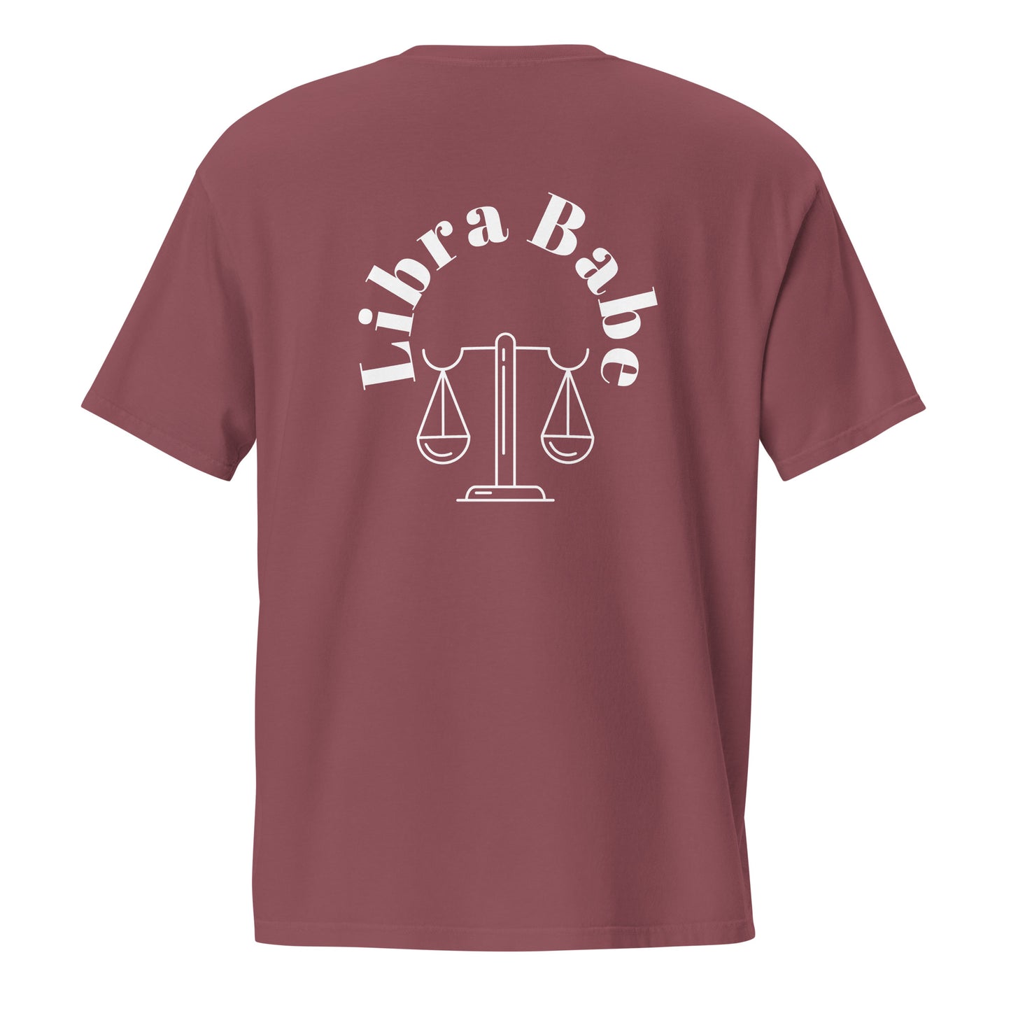 “Libra Babe” Unisex Garment-Dyed Pocket T-Shirt