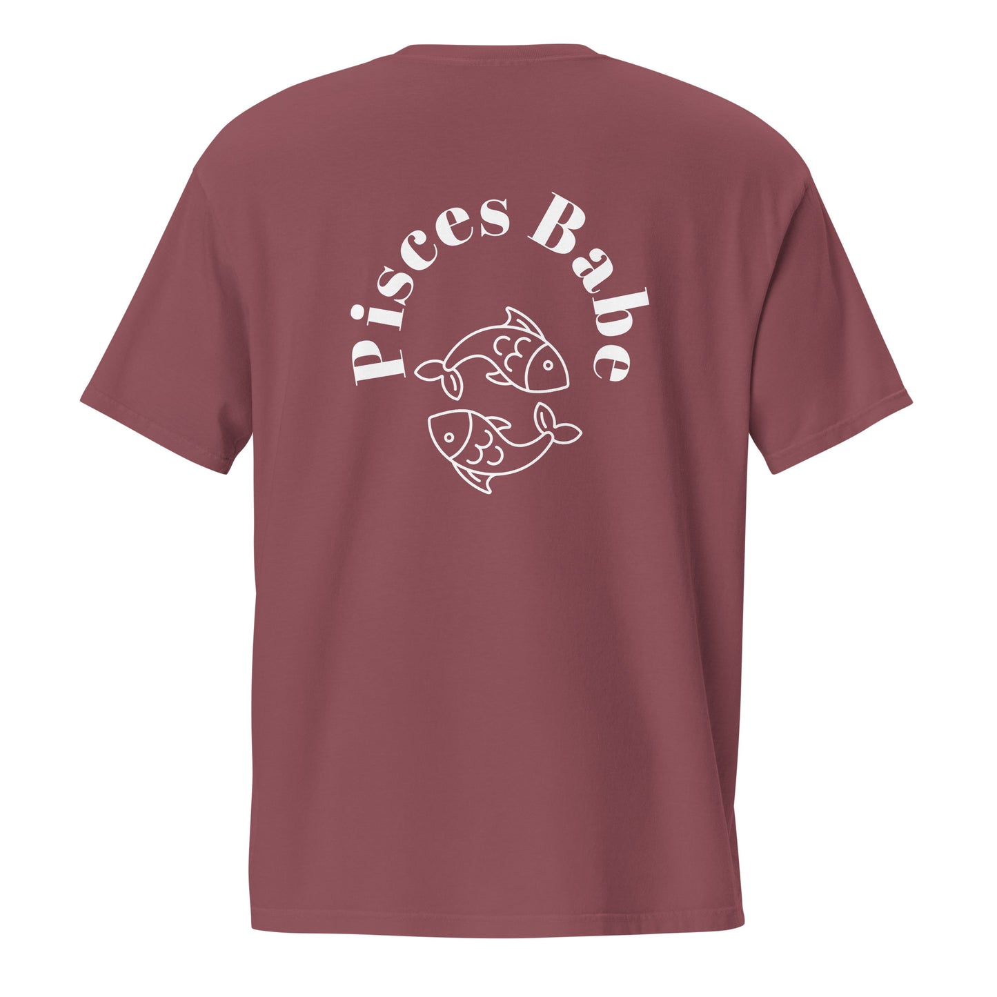 “Pisces Babe” Unisex Garment-Dyed Pocket T-Shirt