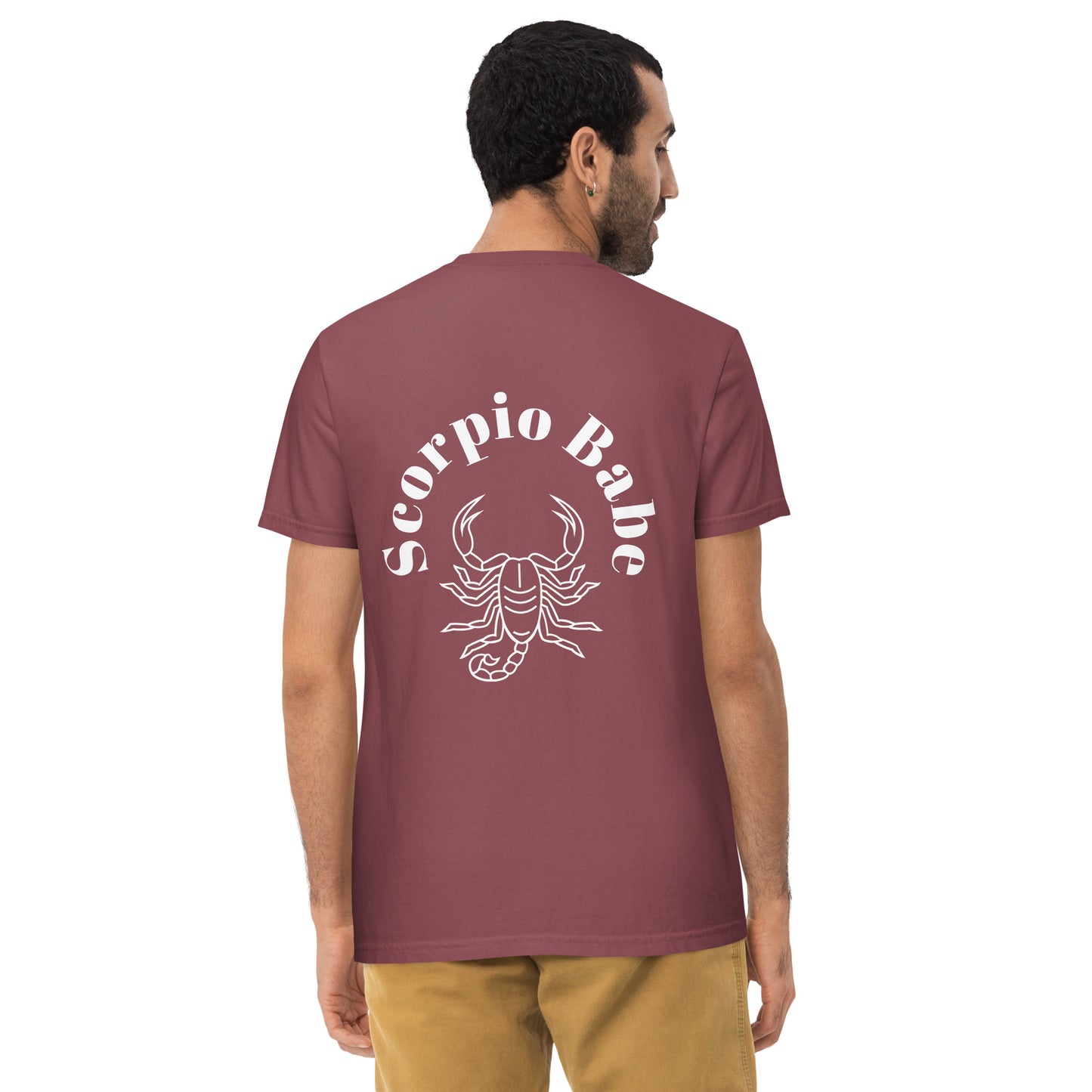 “Scorpio Babe” Unisex Garment-Dyed Pocket T-Shirt