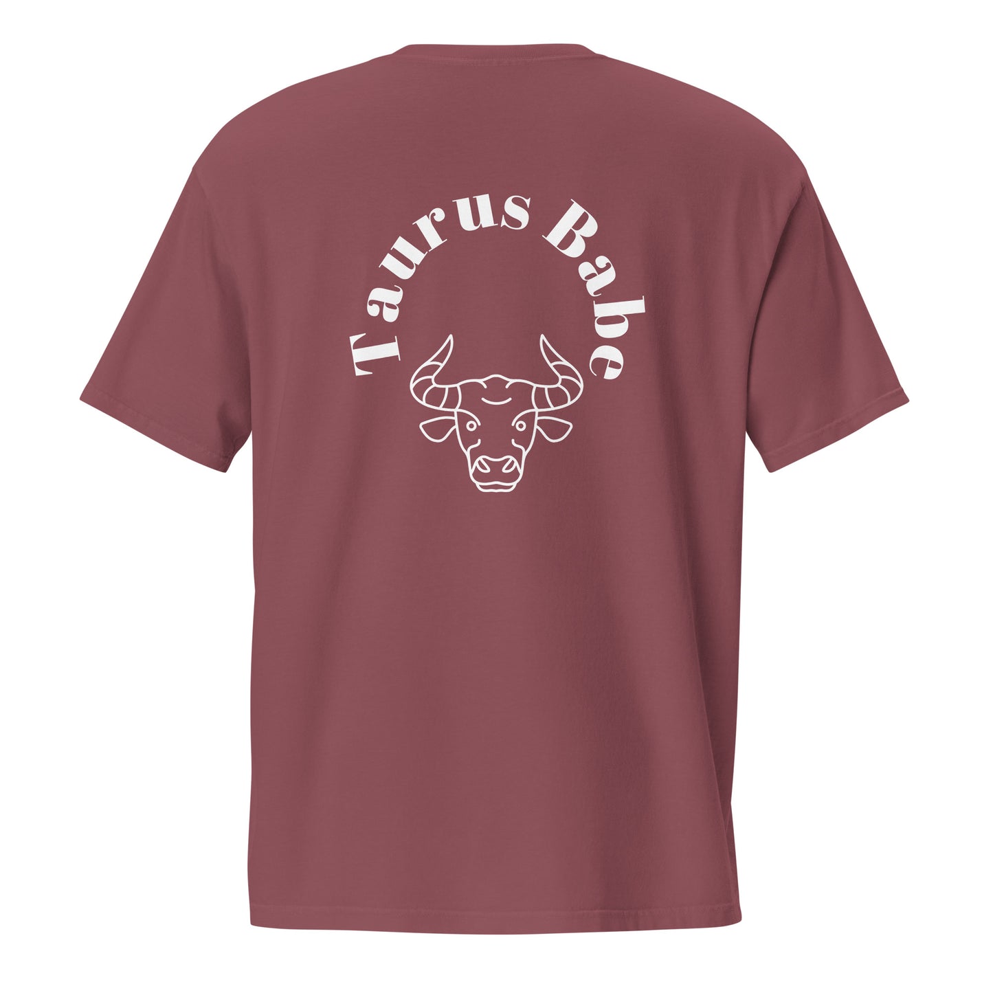 “Taurus Babe” Unisex Garment-Dyed Pocket T-Shirt