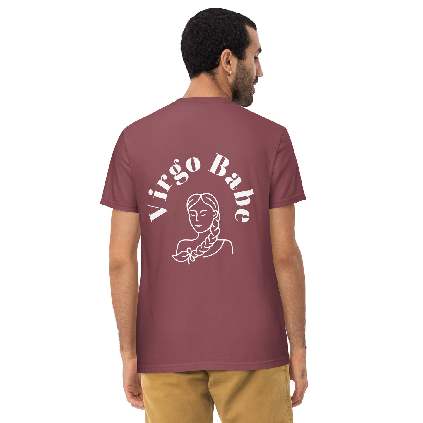 “Virgo Babe” Unisex Garment-Dyed Pocket T-Shirt