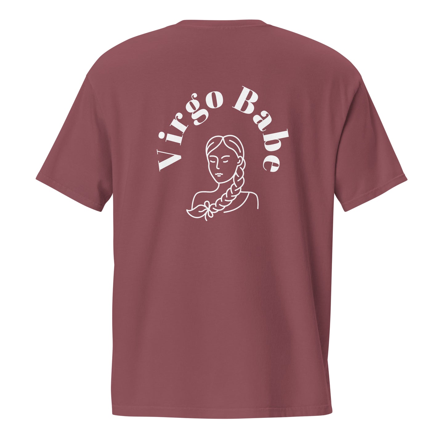 “Virgo Babe” Unisex Garment-Dyed Pocket T-Shirt