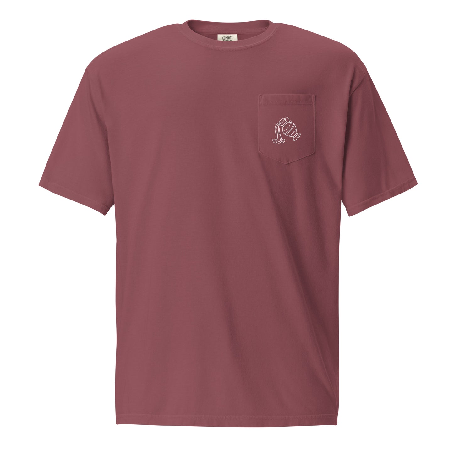 “Aquarius Babe” Unisex Garment-Dyed Pocket T-Shirt