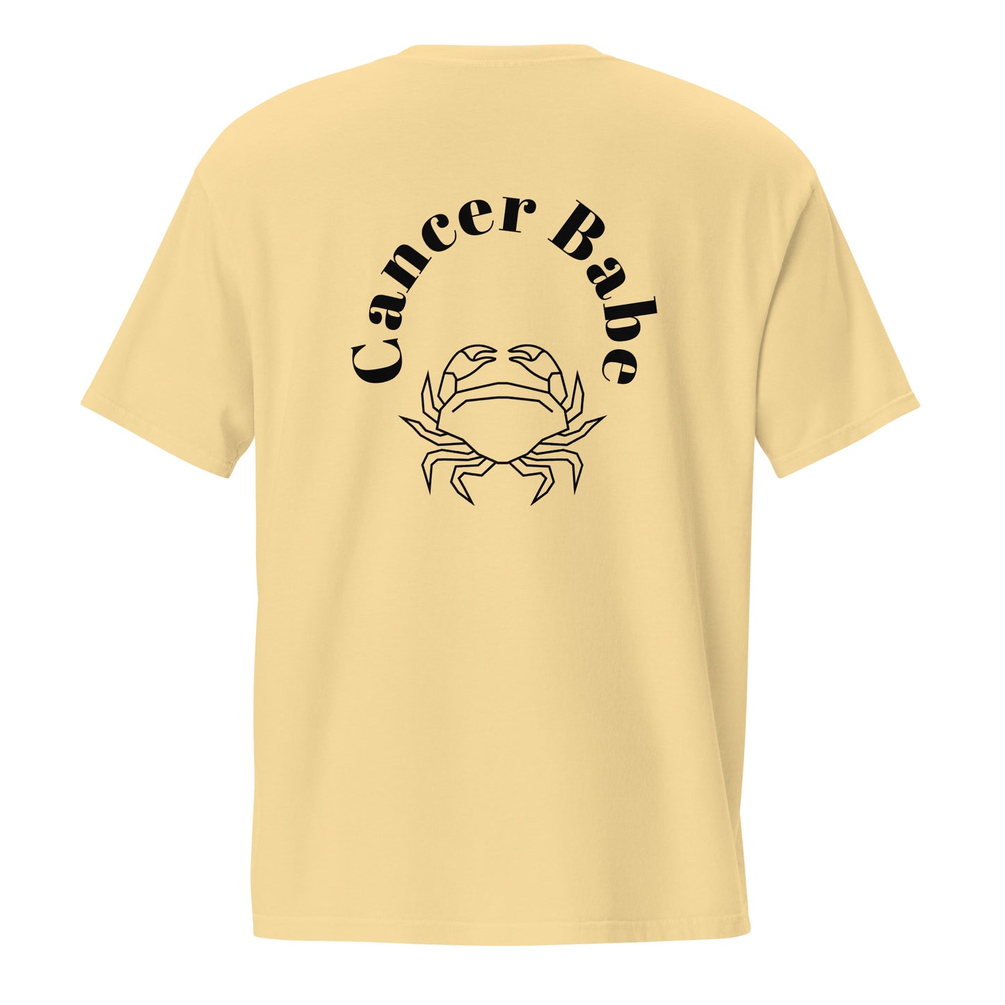 “Cancer Babe” Unisex Garment-Dyed Pocket T-Shirt
