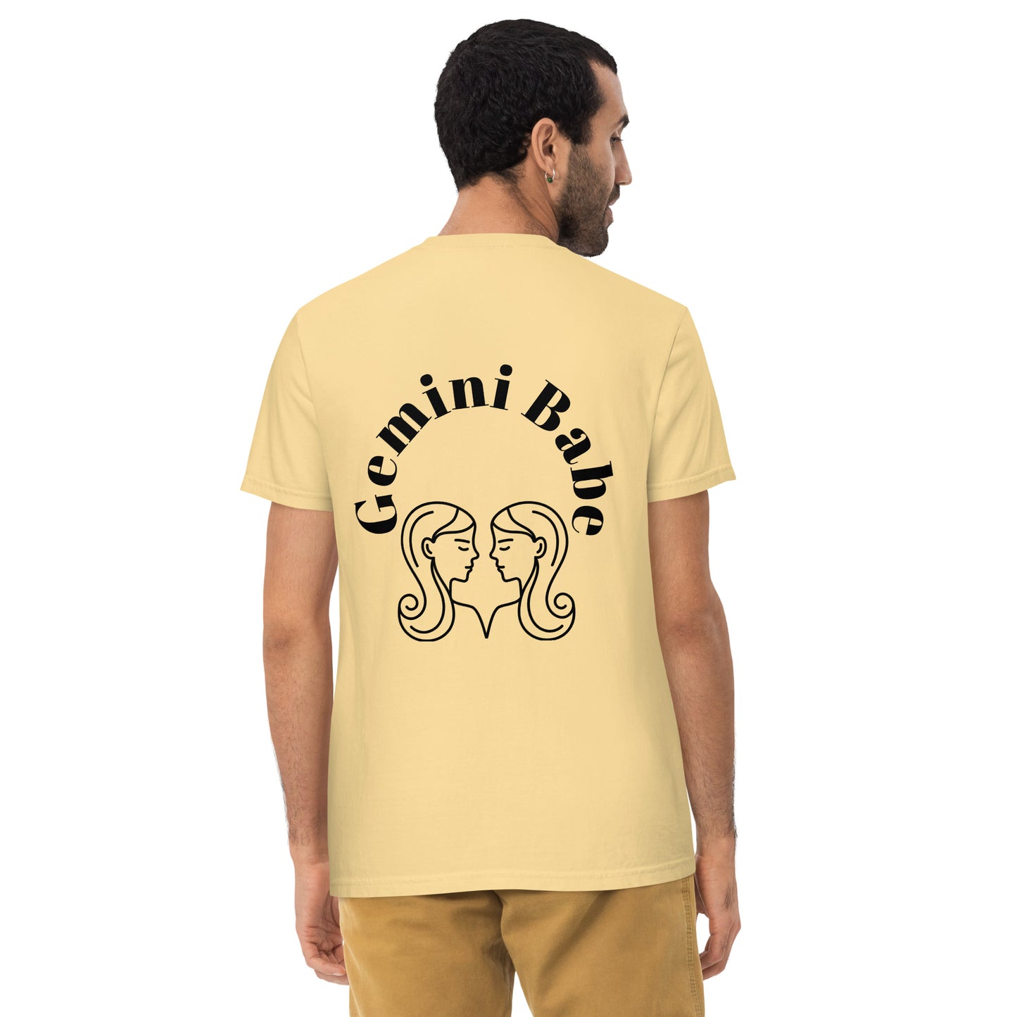 “Gemini Babe” Unisex Garment-Dyed Pocket T-Shirt
