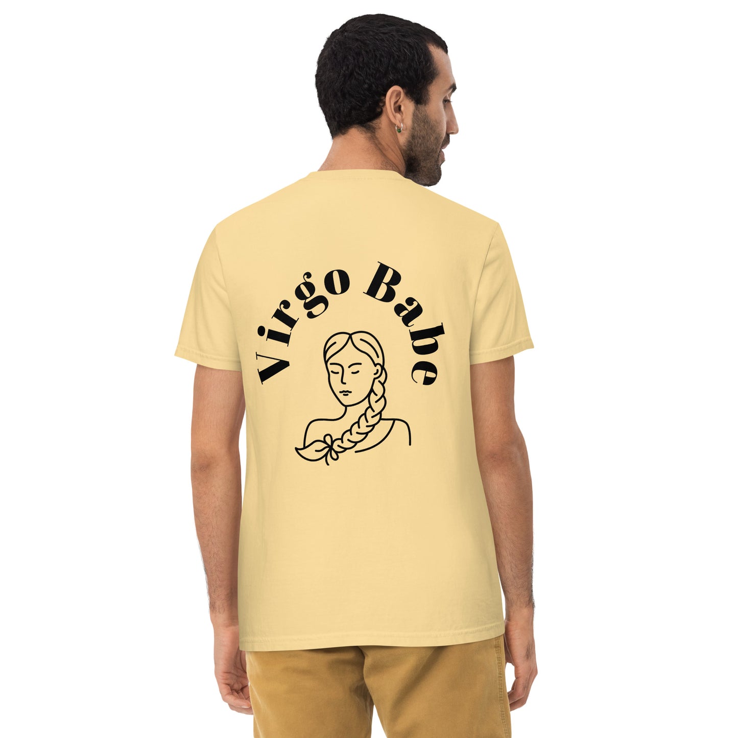 “Virgo Babe” Unisex Garment-Dyed Pocket T-Shirt