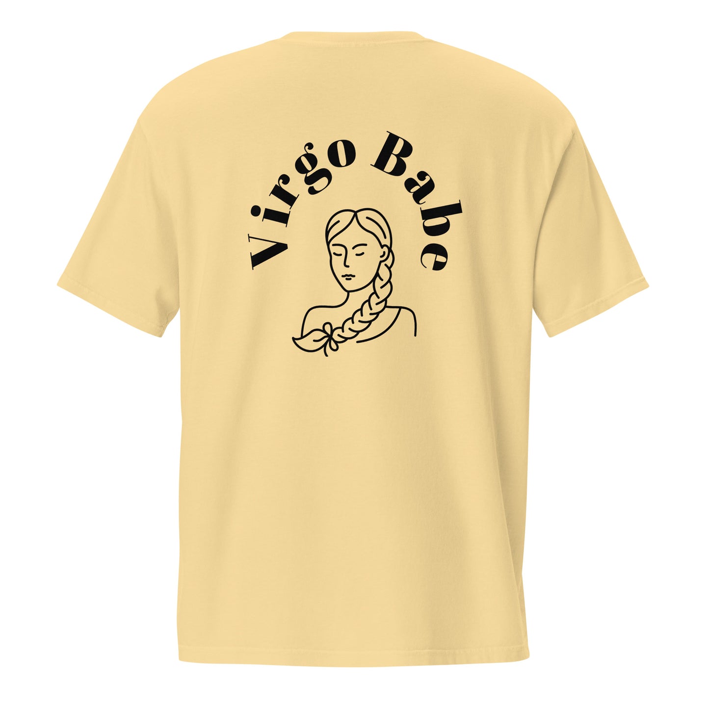 “Virgo Babe” Unisex Garment-Dyed Pocket T-Shirt