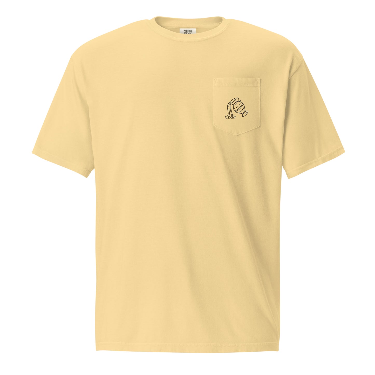 “Aquarius Babe” Unisex Garment-Dyed Pocket T-Shirt