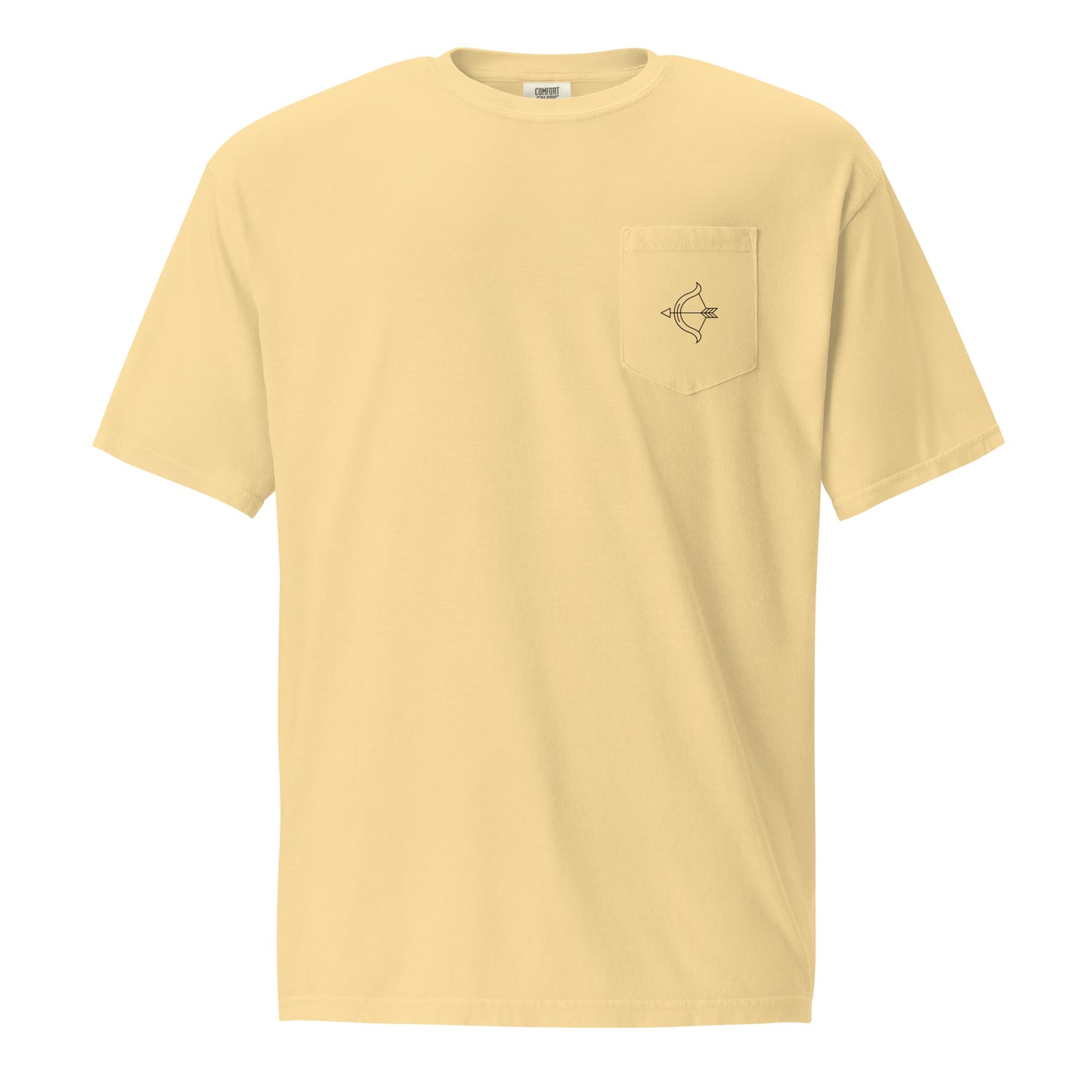 “Sagittarius Babe” Unisex Garment-Dyed Pocket T-Shirt