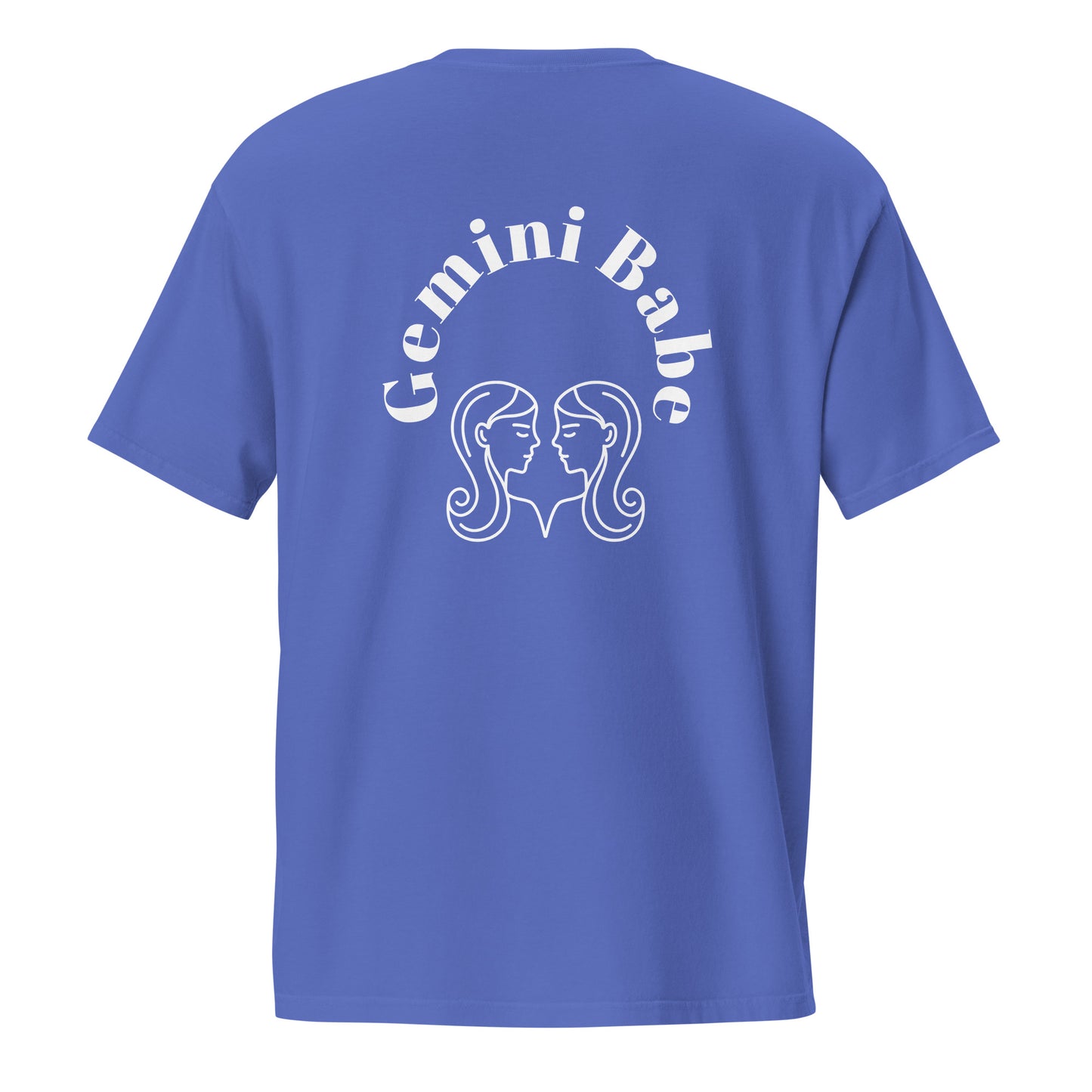 “Gemini Babe” Unisex Garment-Dyed Pocket T-Shirt