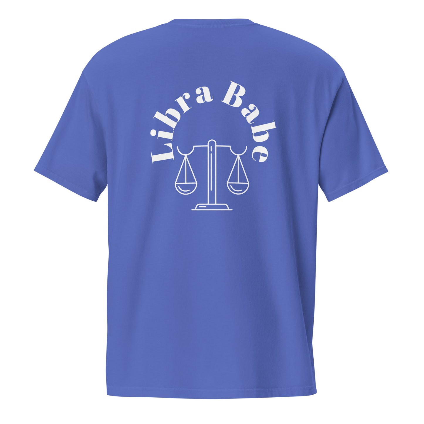 “Libra Babe” Unisex Garment-Dyed Pocket T-Shirt