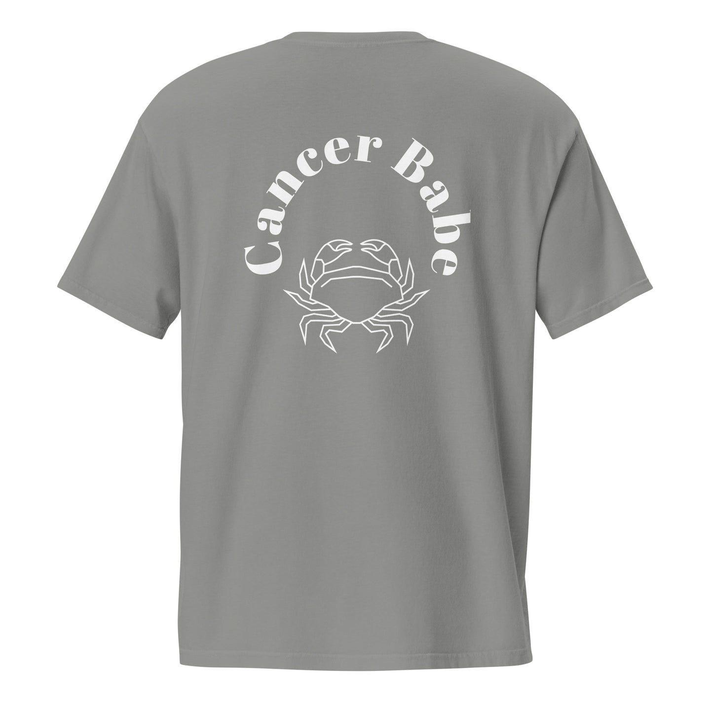 “Cancer Babe” Unisex Garment-Dyed Pocket T-Shirt