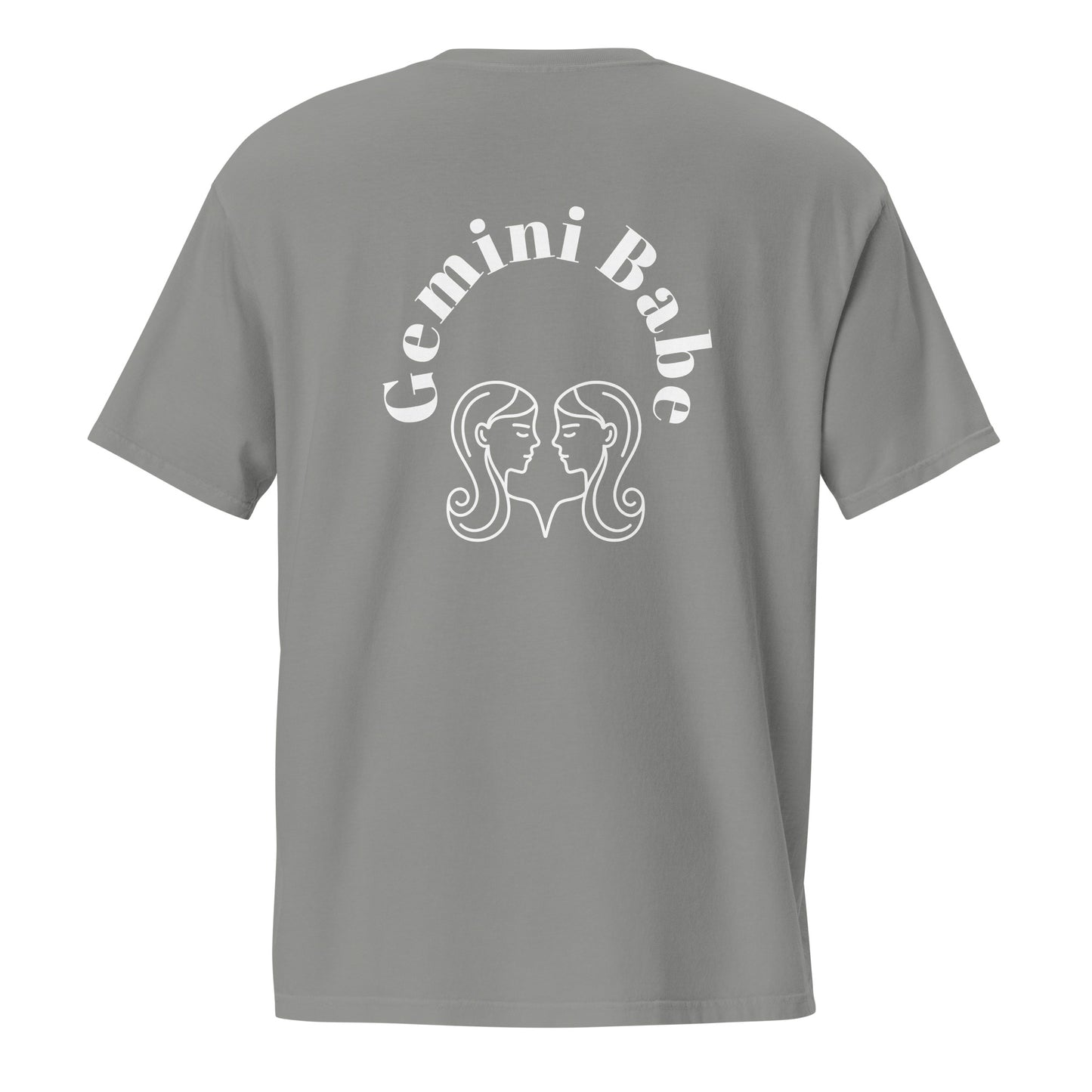 “Gemini Babe” Unisex Garment-Dyed Pocket T-Shirt