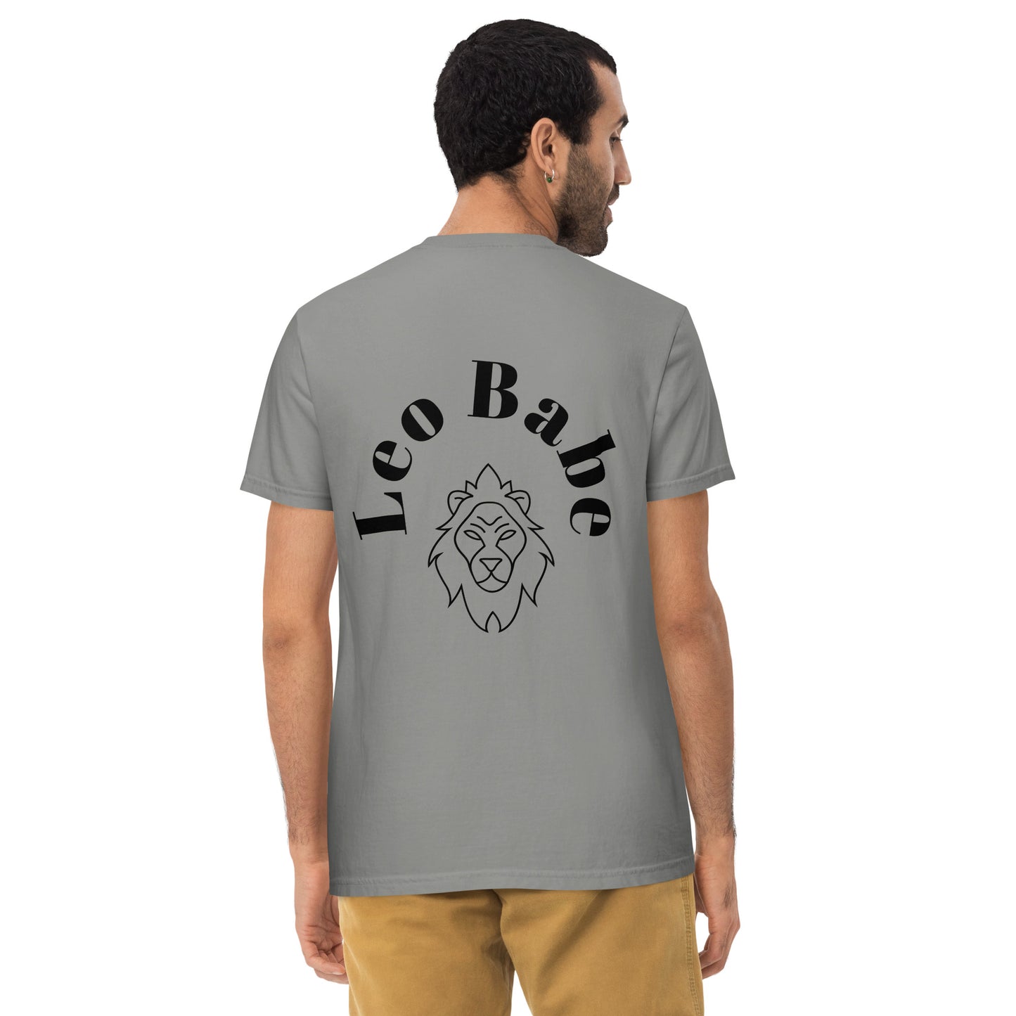 “Leo Babe” Unisex Garment-Dyed Pocket T-Shirt