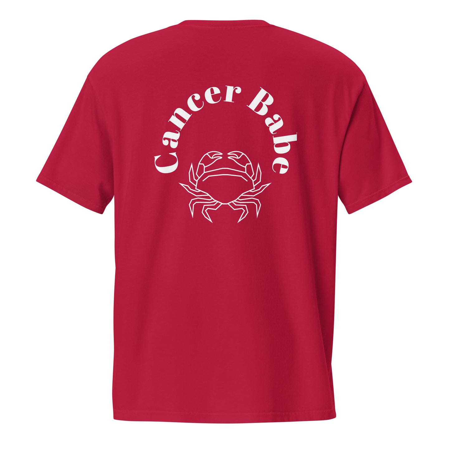 “Cancer Babe” Unisex Garment-Dyed Pocket T-Shirt