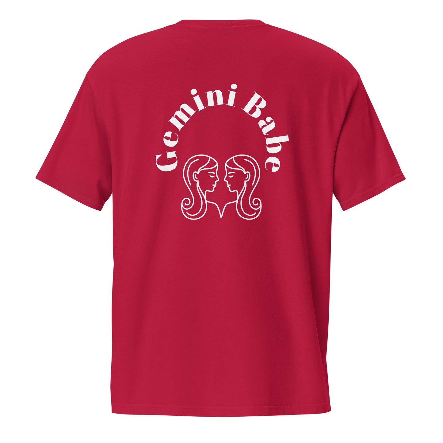 “Gemini Babe” Unisex Garment-Dyed Pocket T-Shirt