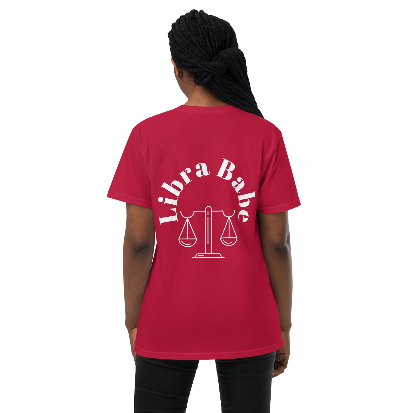 “Libra Babe” Unisex Garment-Dyed Pocket T-Shirt