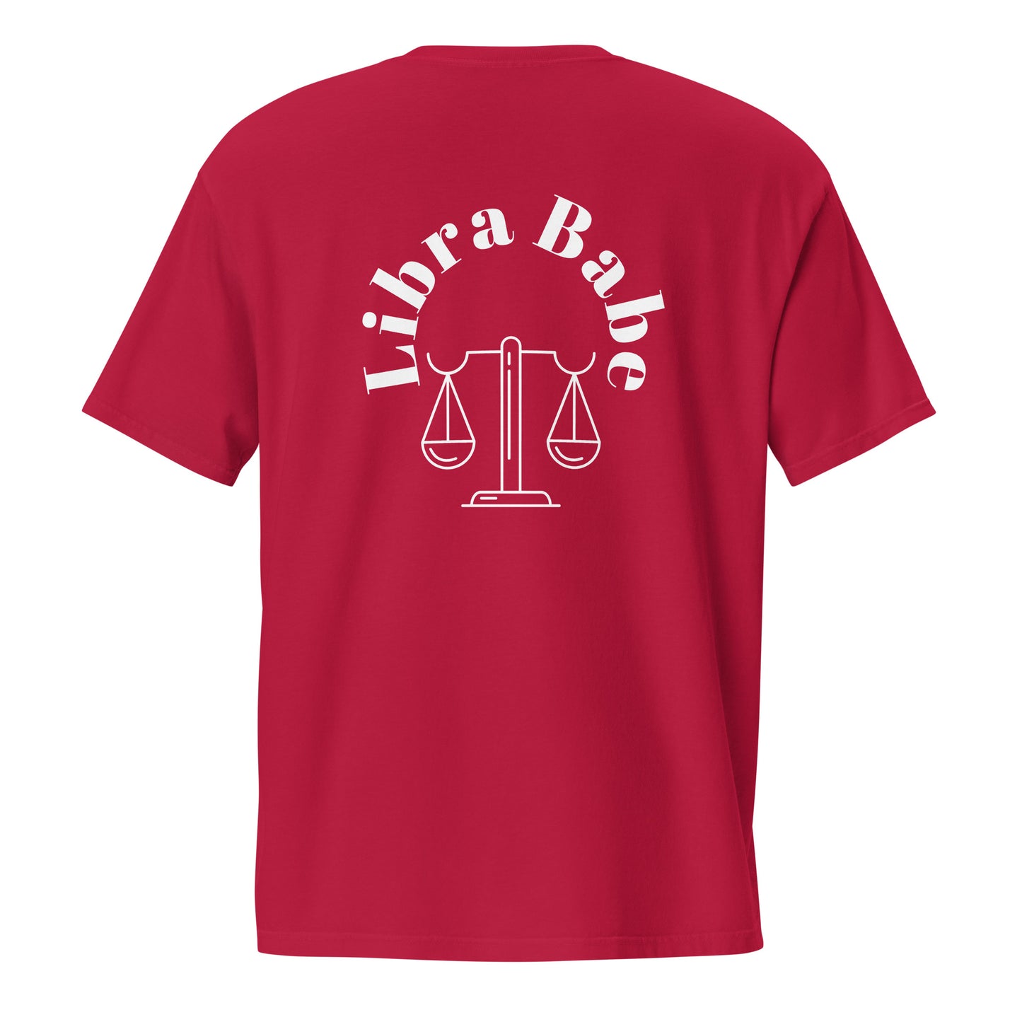 “Libra Babe” Unisex Garment-Dyed Pocket T-Shirt
